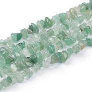 Chips stone kralen ± 5x8mm Green Aventurine - Nile green